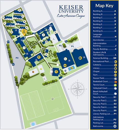 Keiser University Map